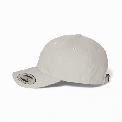 Left side view of YP Classics 6245PT custom hat in light grey