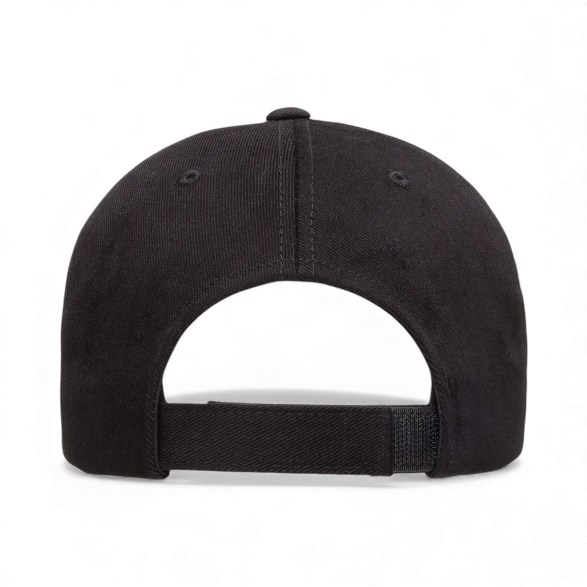 Back view of YP Classics 6363V custom hat in black