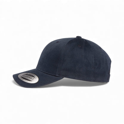 Left side view of YP Classics 6363V custom hat in navy