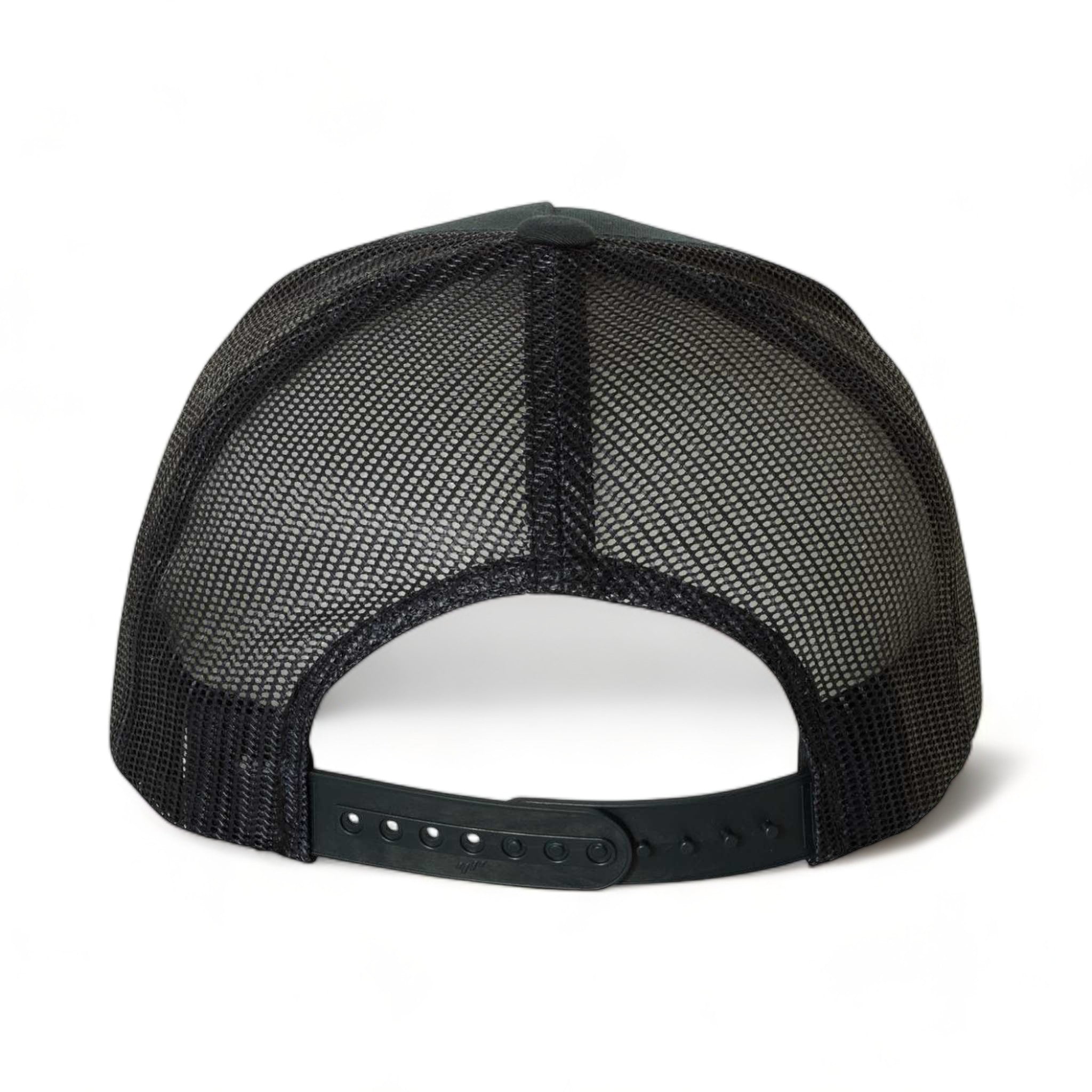 Back view of YP Classics 6506 custom hat in black