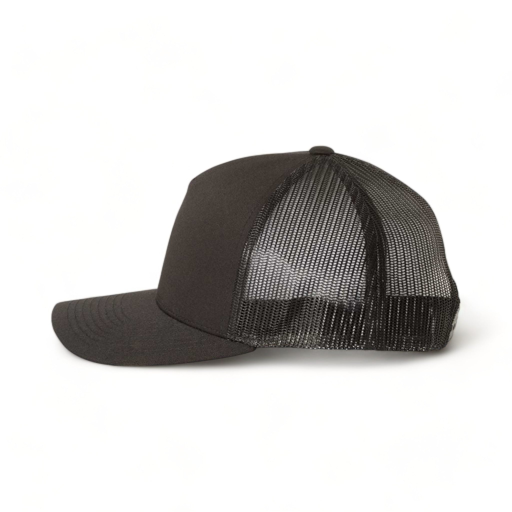Side view of YP Classics 6506 custom hat in black