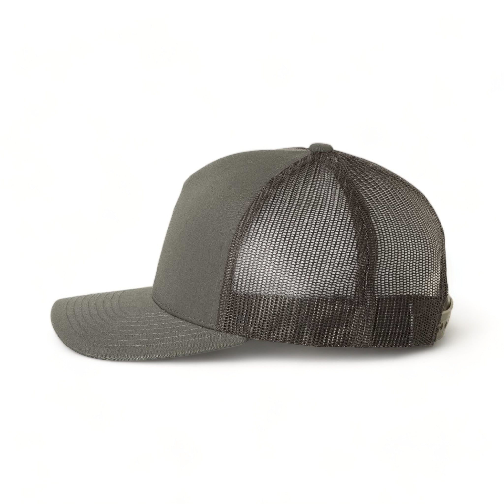 Side view of YP Classics 6506 custom hat in charcoal