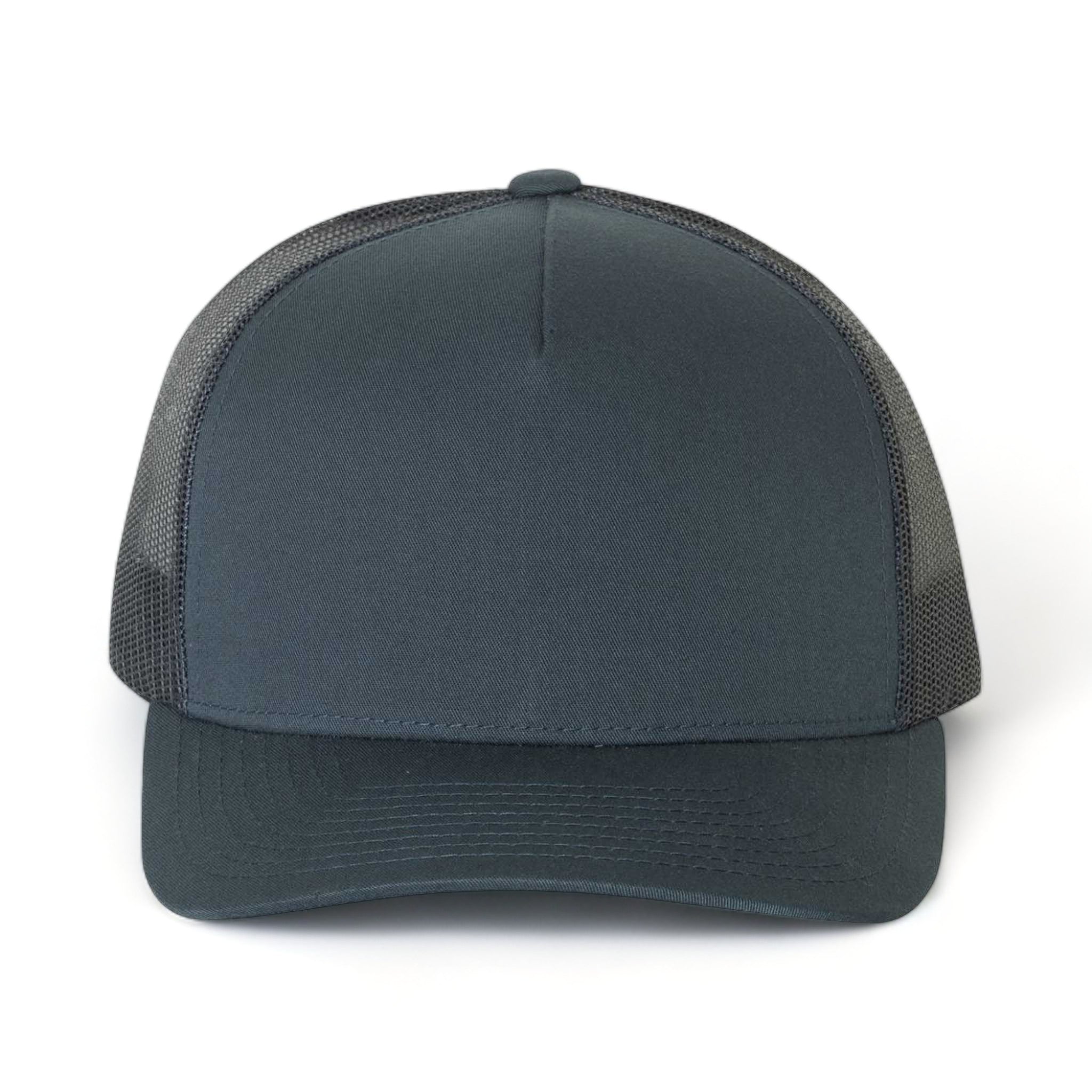 Front view of YP Classics 6506 custom hat in navy