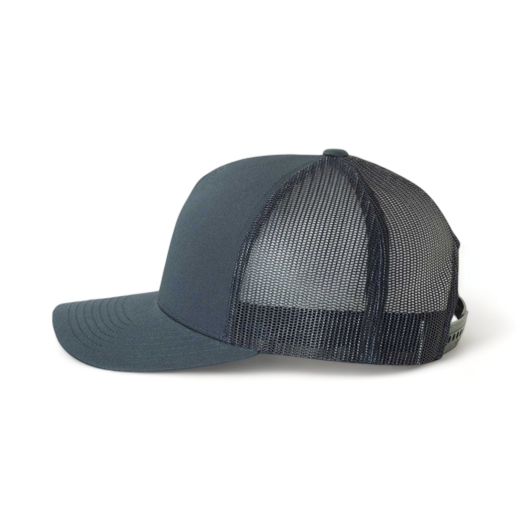Side view of YP Classics 6506 custom hat in navy