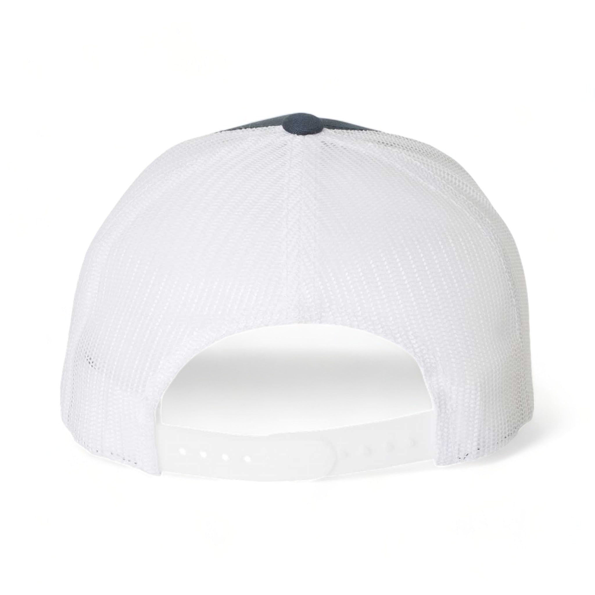 Back view of YP Classics 6506 custom hat in navy and white