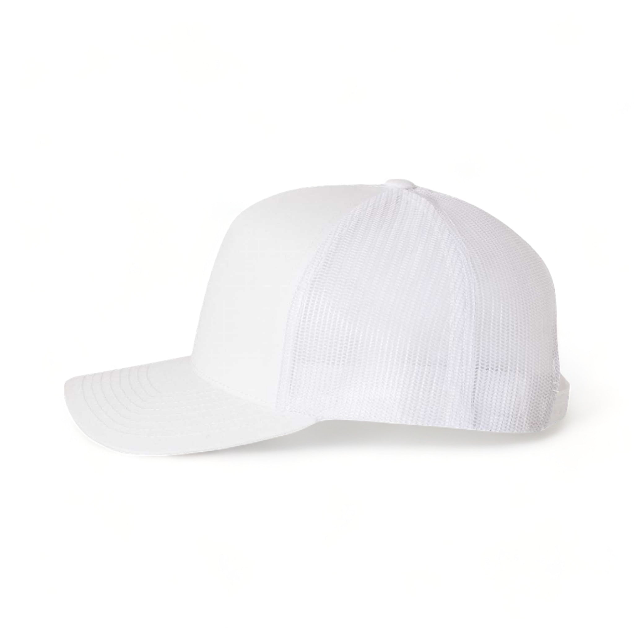 Side view of YP Classics 6506 custom hat in white