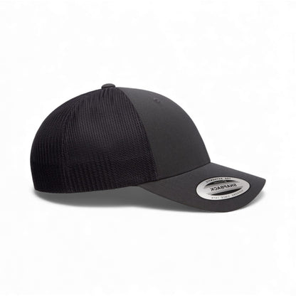 Right side view of YP Classics 6601 custom hat in charcoal