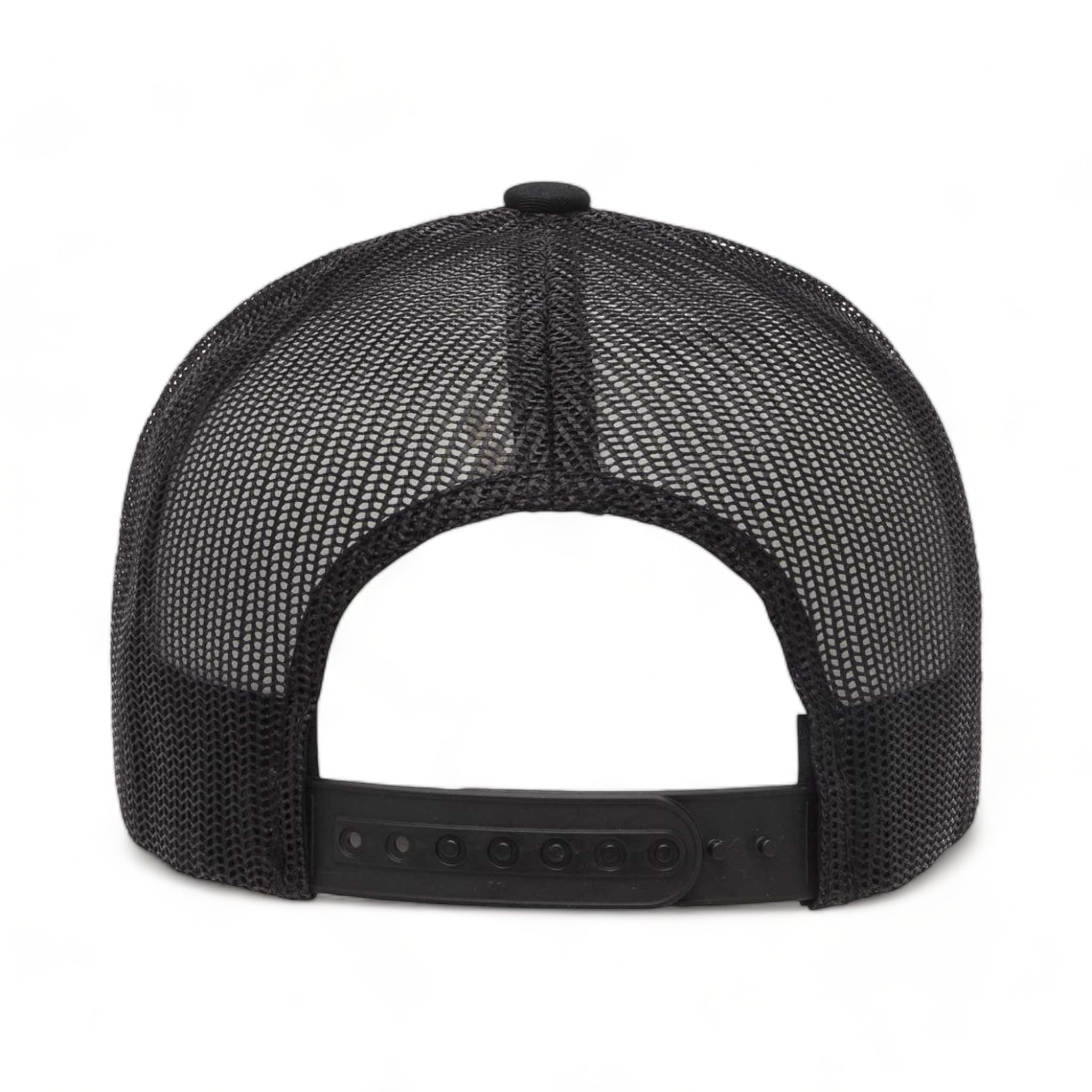 Back view of YP Classics 6606 custom hat in black