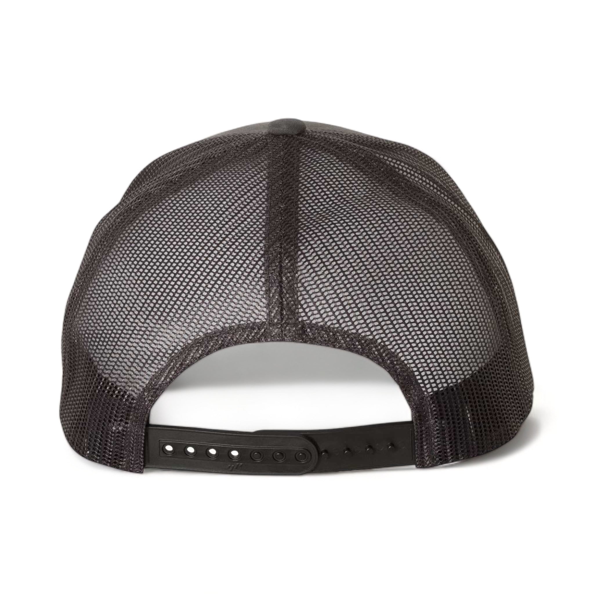 Back view of YP Classics 6606 custom hat in charcoal