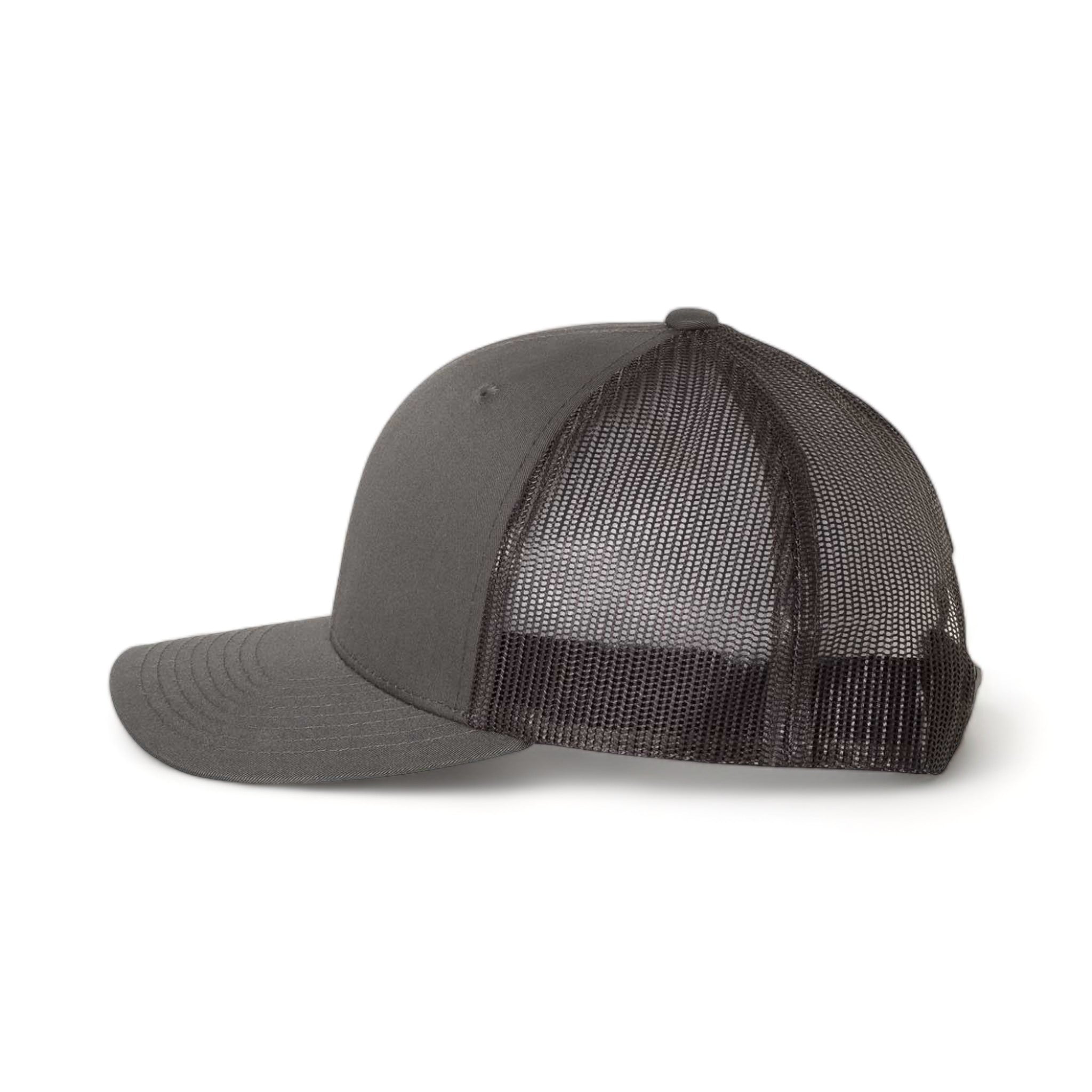 Side view of YP Classics 6606 custom hat in charcoal