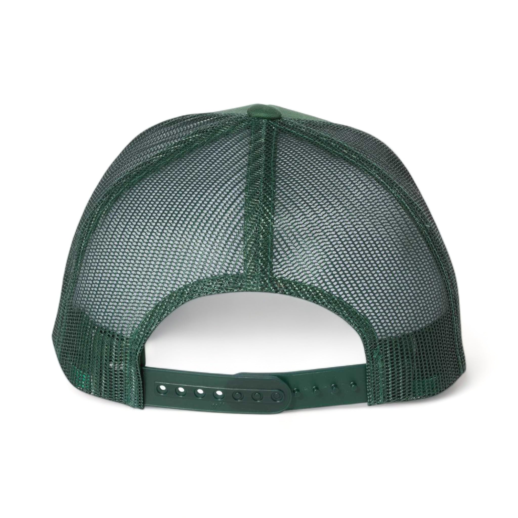 Back view of YP Classics 6606 custom hat in evergreen