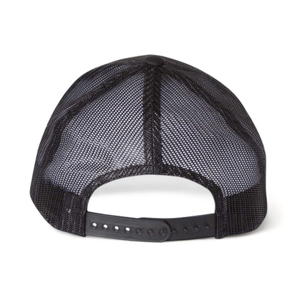 Back view of YP Classics 6606 custom hat in multicam black and black