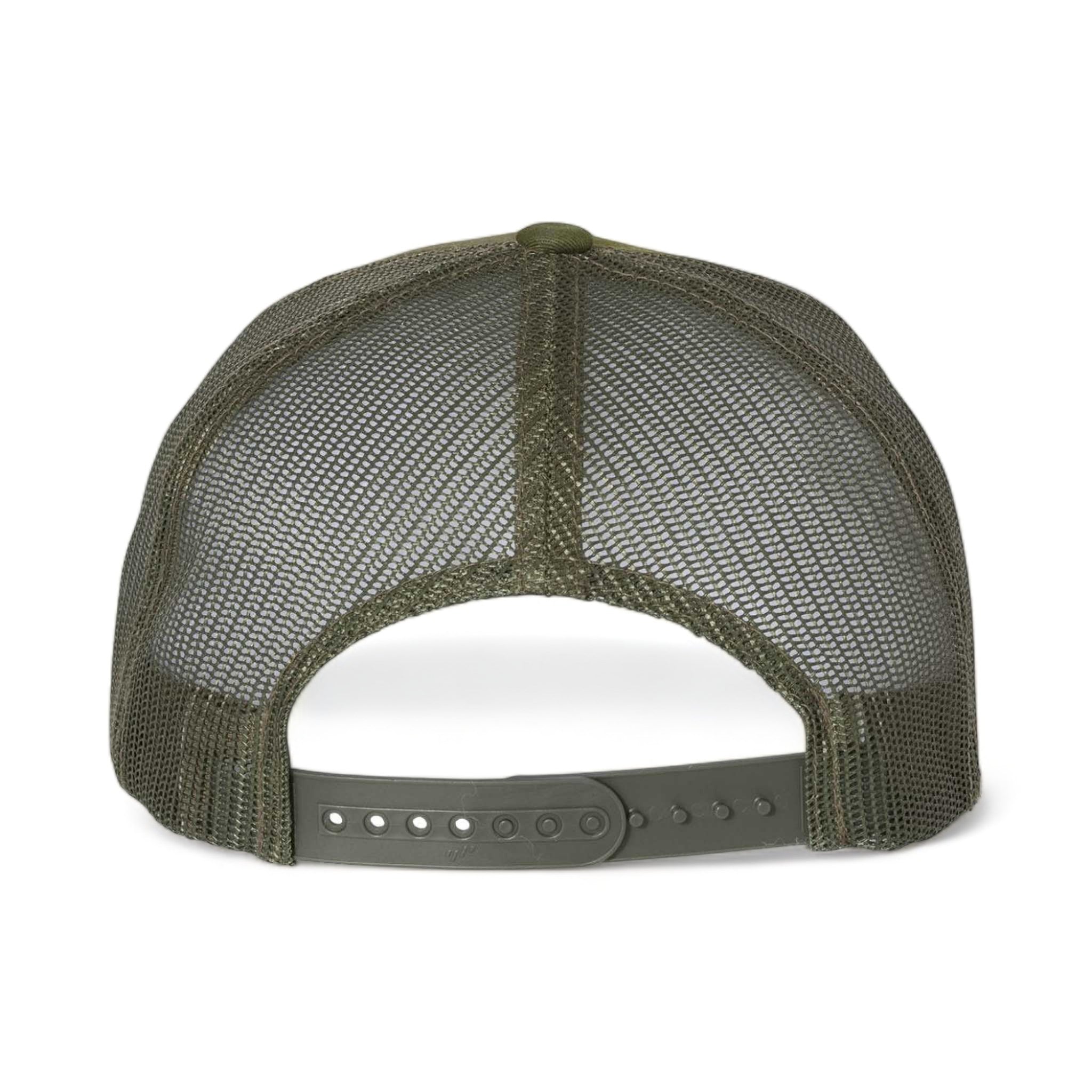 Back view of YP Classics 6606 custom hat in multicam tropic and green