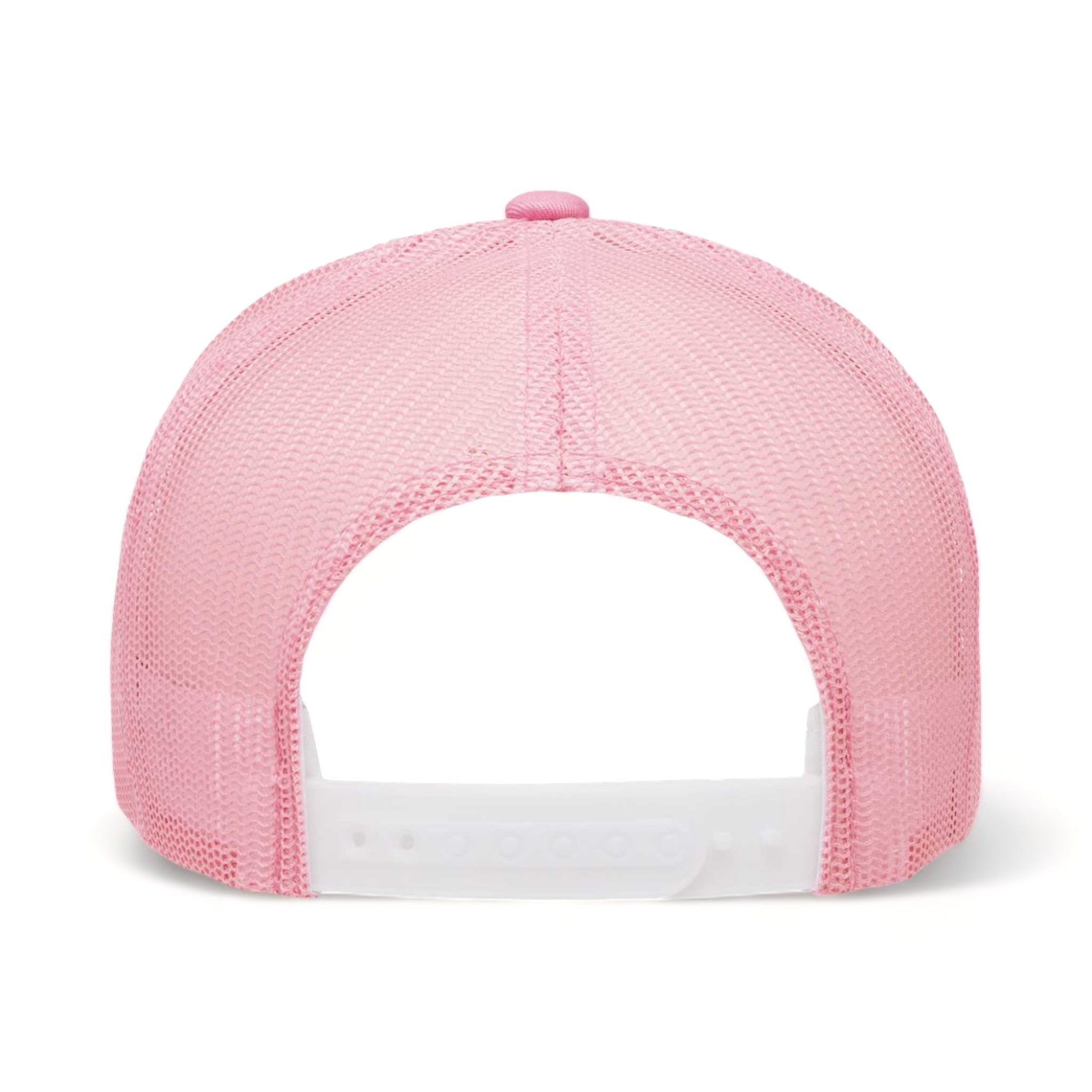 Back view of YP Classics 6606 custom hat in pink