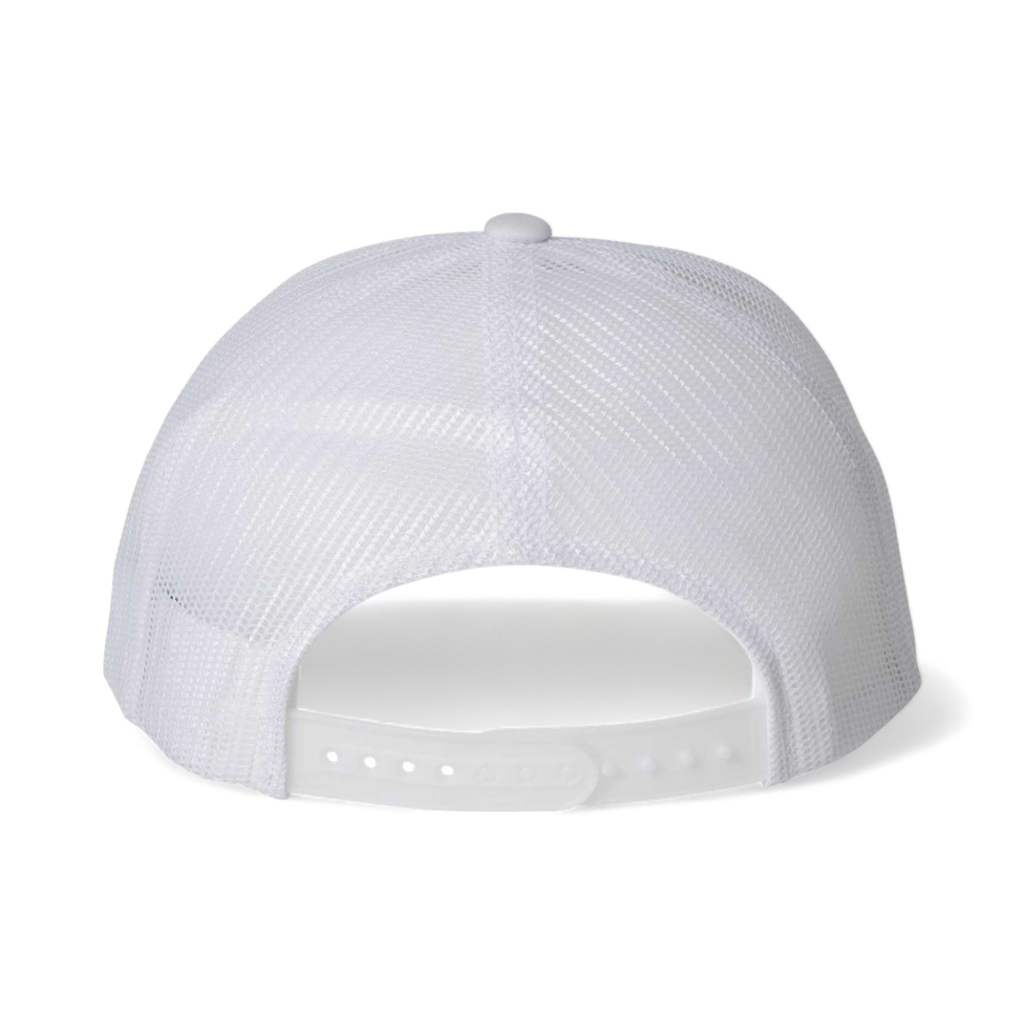 Back view of YP Classics 6606 custom hat in white