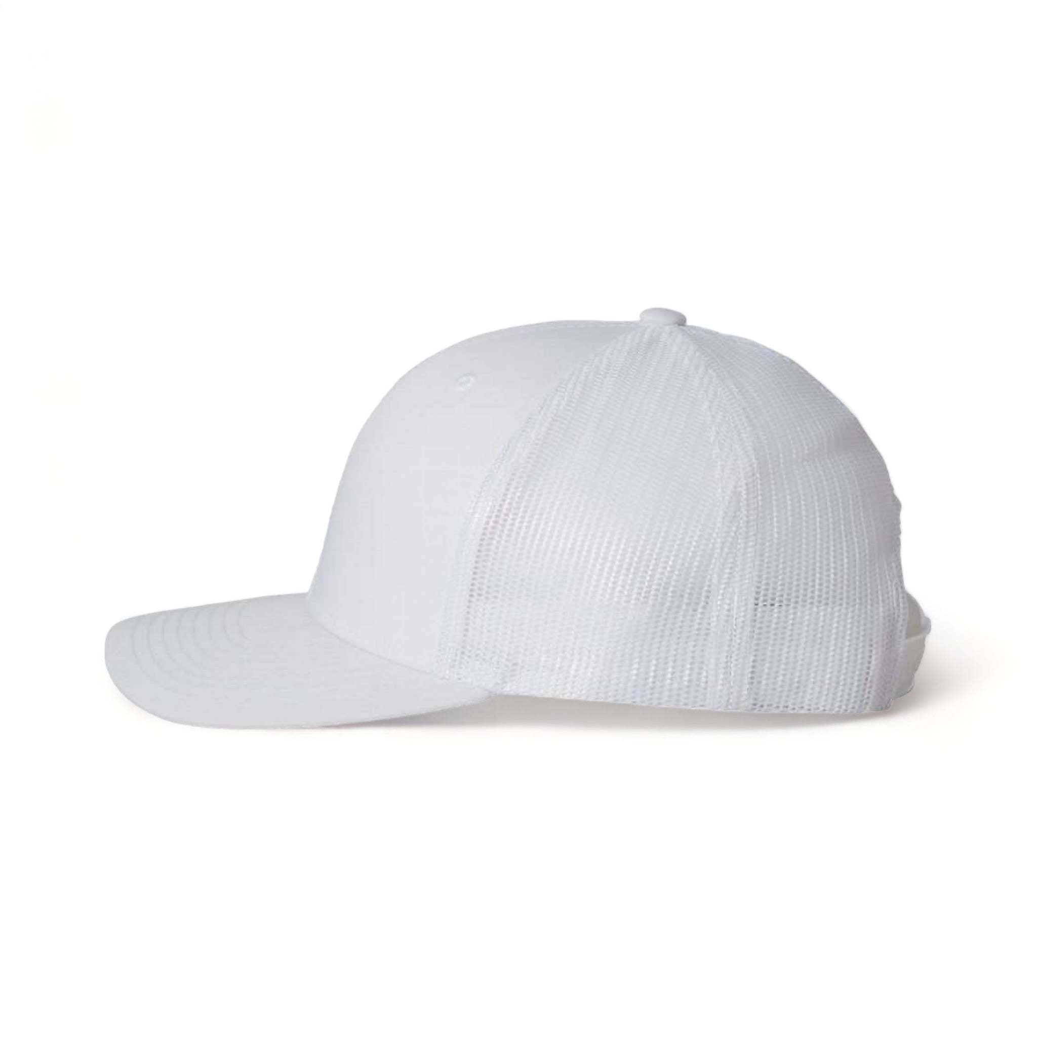 Side view of YP Classics 6606 custom hat in white
