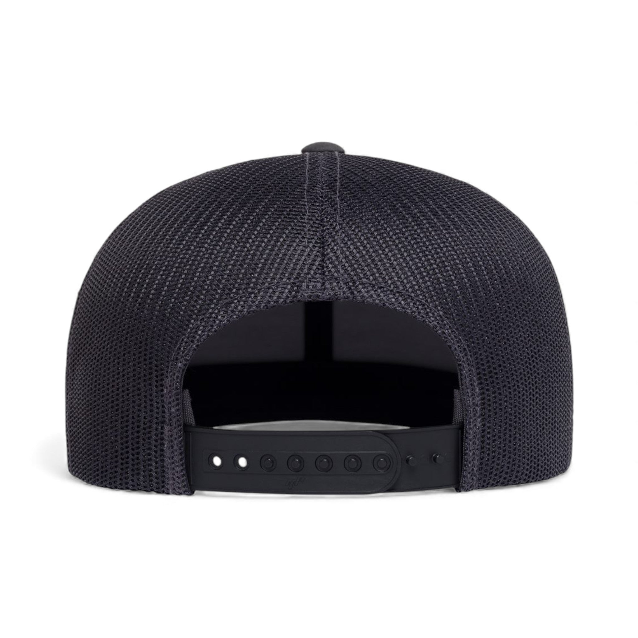 Back view of YP Classics 6609 custom hat in charcoal