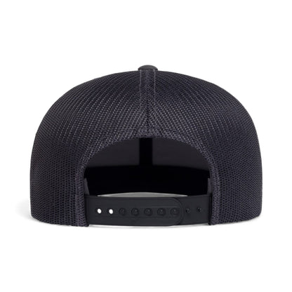 Back view of YP Classics 6609 custom hat in charcoal