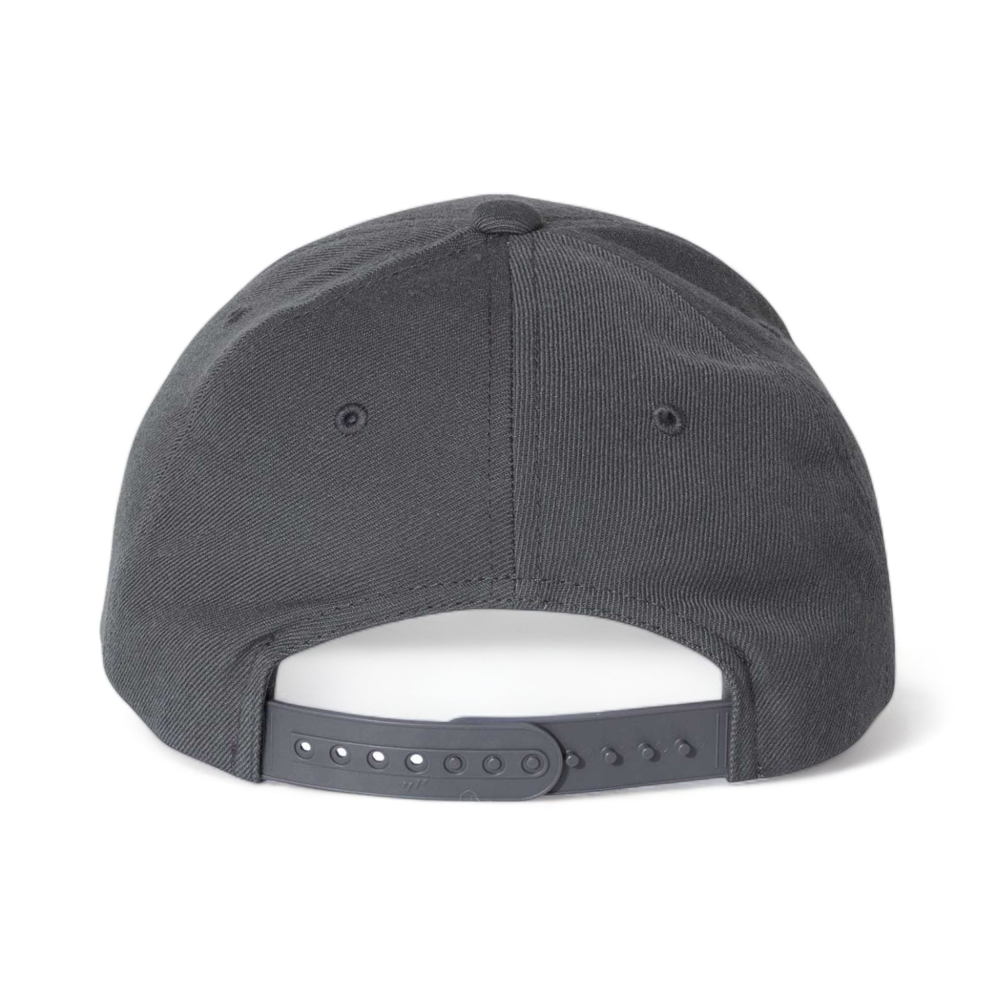 Back view of YP Classics 6789M custom hat in dark grey