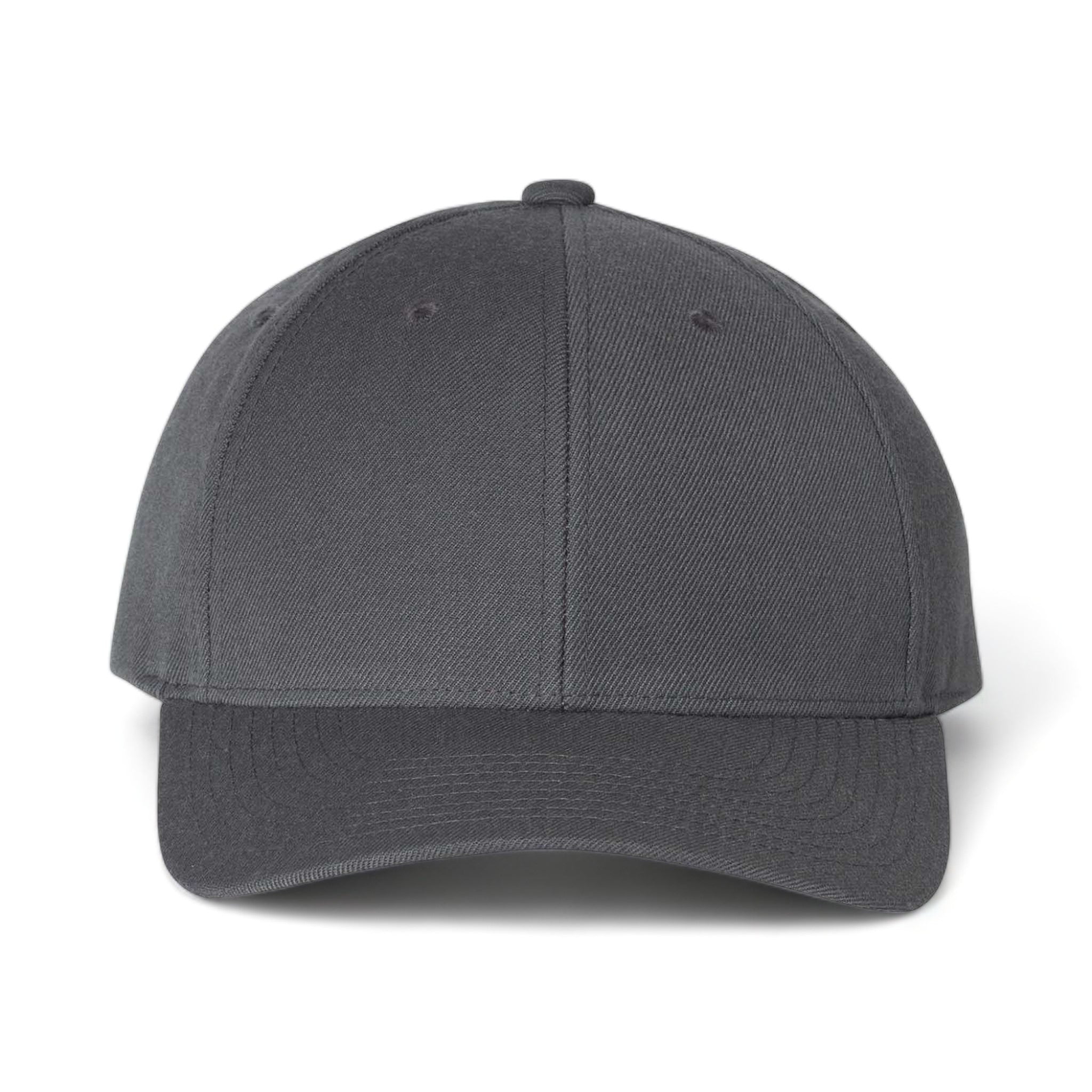 Front view of YP Classics 6789M custom hat in dark grey