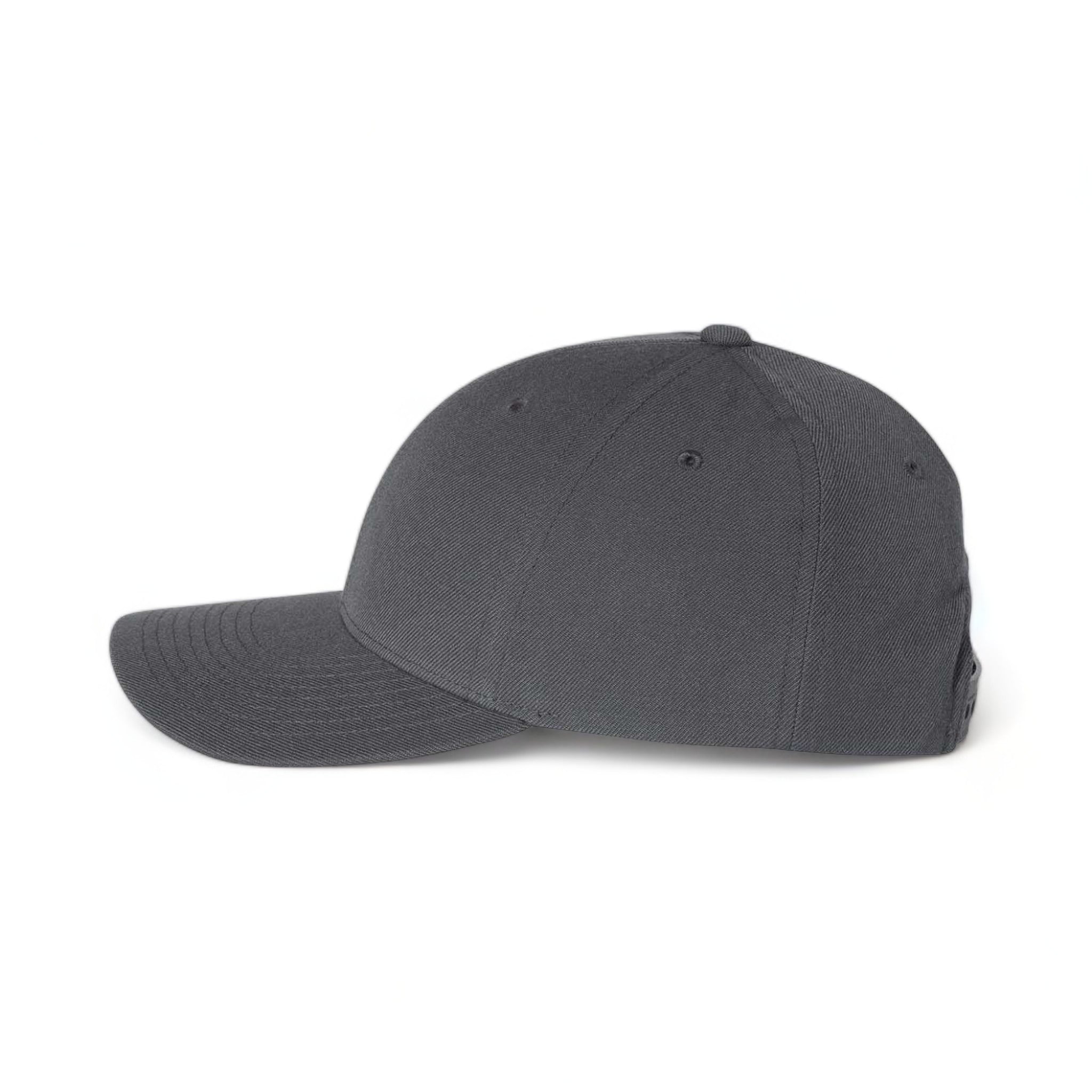 Side view of YP Classics 6789M custom hat in dark grey