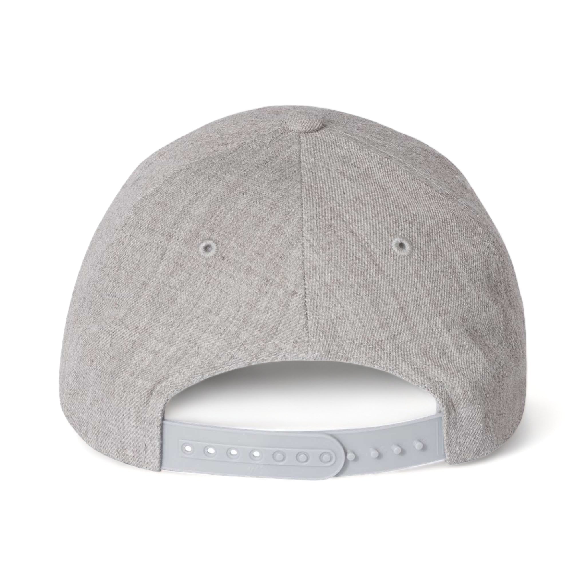 Back view of YP Classics 6789M custom hat in heather grey
