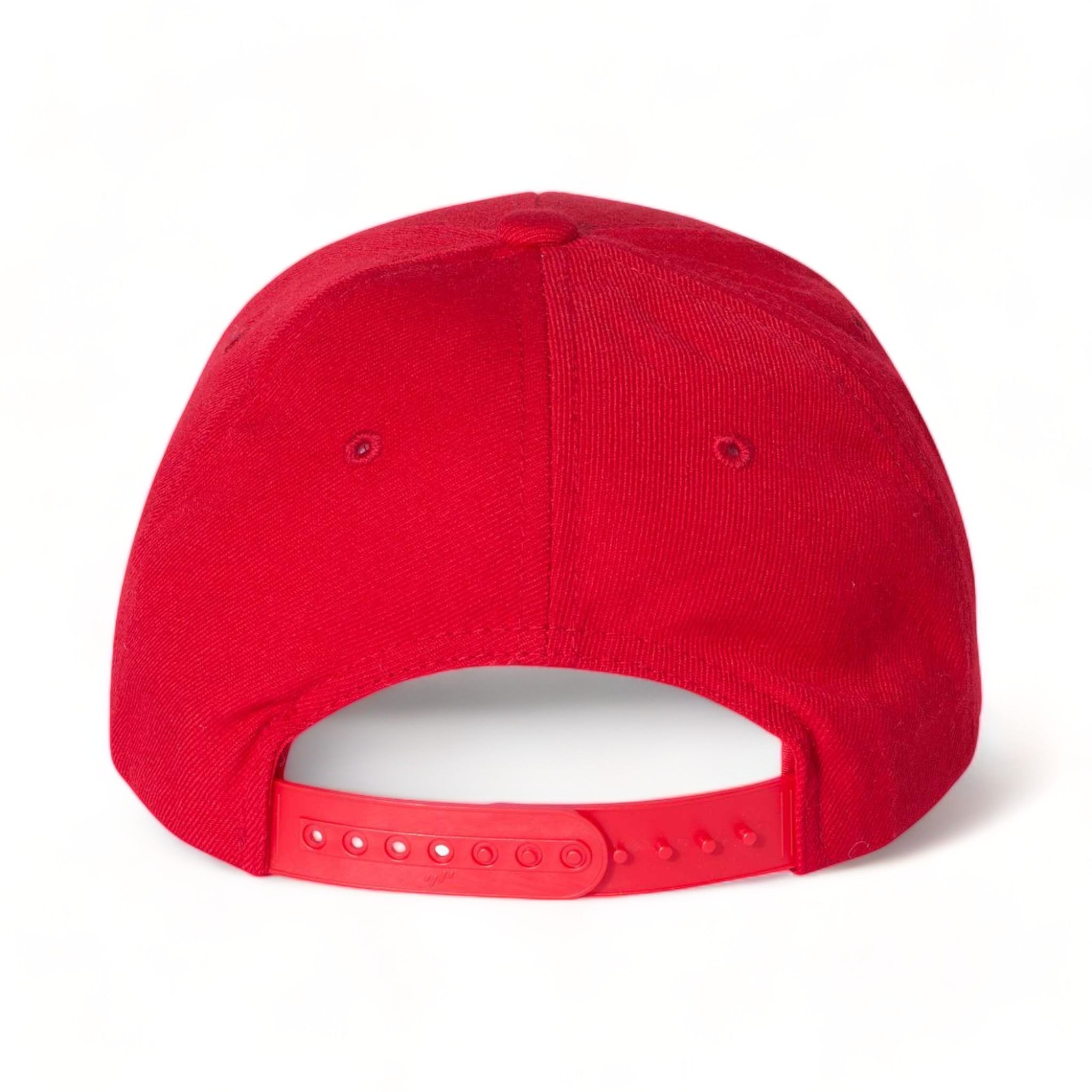 Back view of YP Classics 6789M custom hat in red