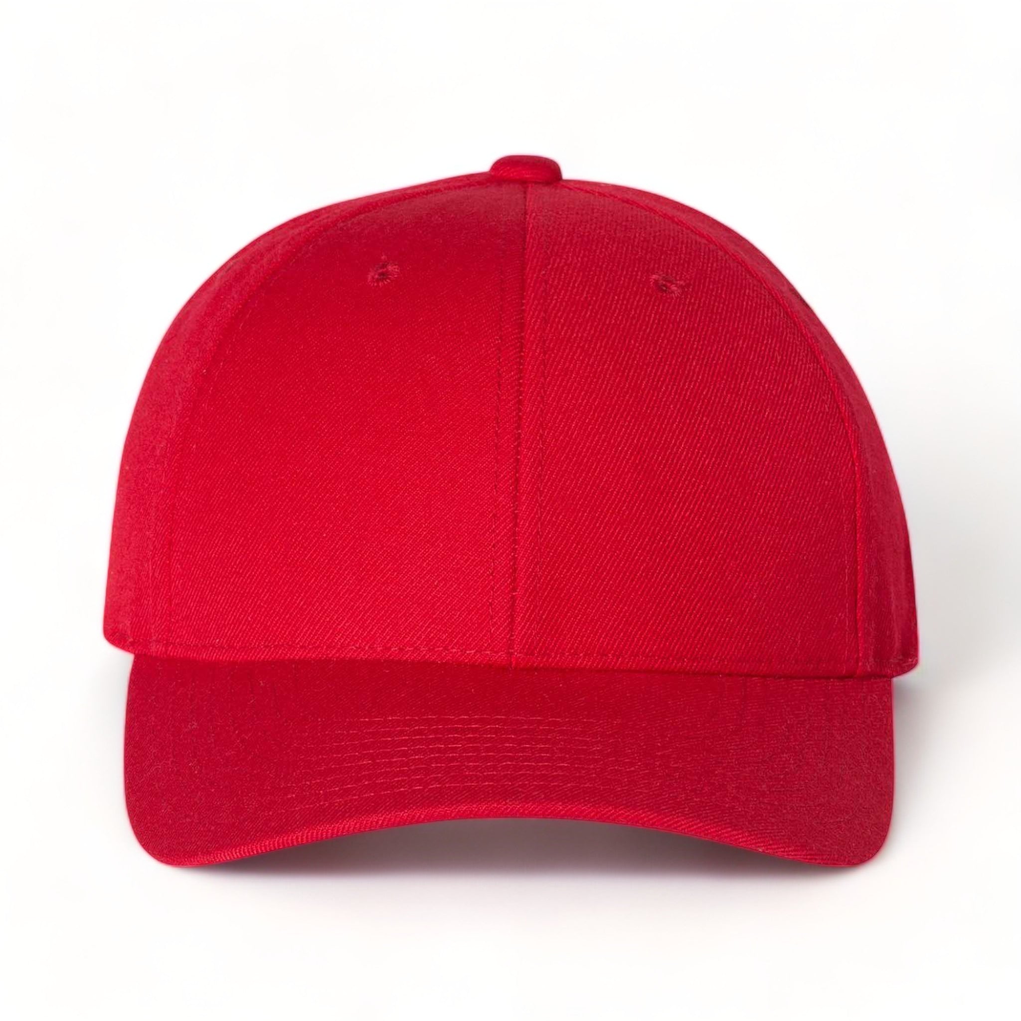 Front view of YP Classics 6789M custom hat in red