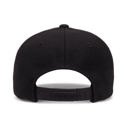 Back view of YP Classics 6789M custom hat in black