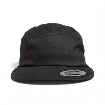 Front view of YP Classics 7005 custom hat in black
