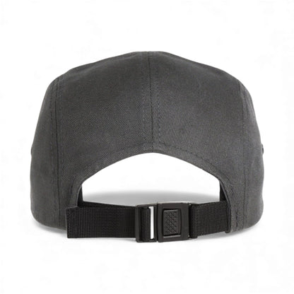 Back view of YP Classics 7005 custom hat in dark grey